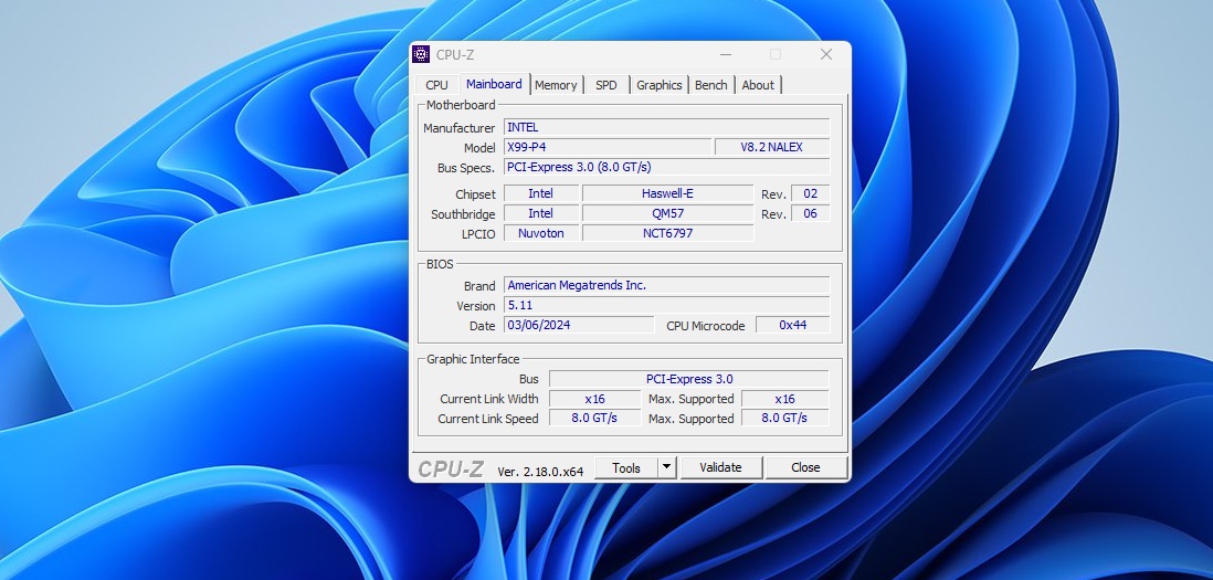 CPU-Z X99-P4