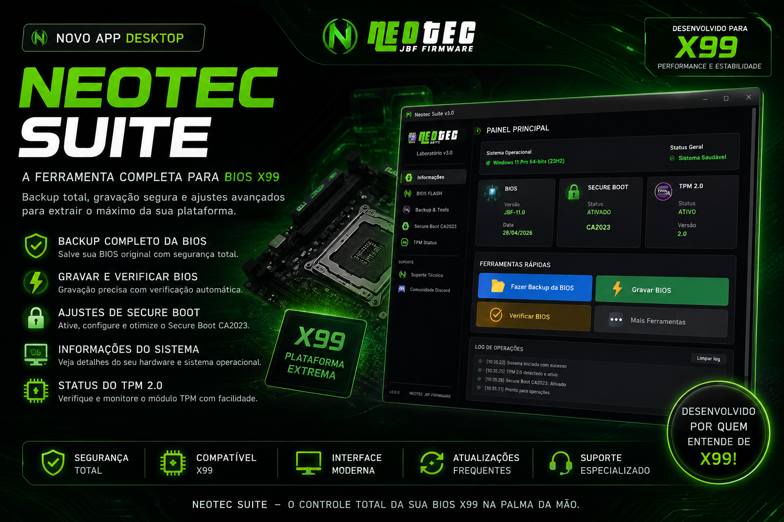 ⚙️​Neotec Suite v3.0.1 – ​🖥️Firmware Update Lab